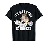 Disney Beauty And The Beast Belle My Weekend Is Booked Short Sleeve T-Shirt Small