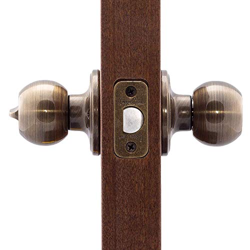 Copper Creek Bk2030Ab Ball Door Knob, Privacy Function, 1 Pack, In Antique Brass #TOP4