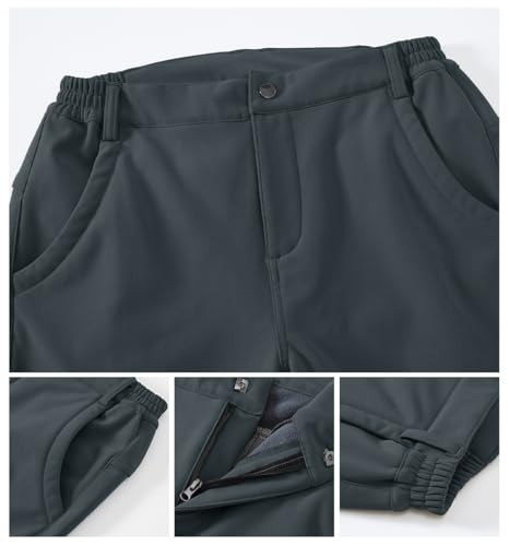 Image of Gopune Women's Waterproof Windproof Outdoor Hiking Snow Ski Insulated Pants