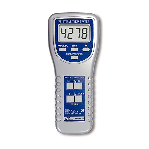 Probador de dureza de frutas de alta precisión junto con certificado de calibración Modelo: Lutron FR-5105 de Instrukart Cover