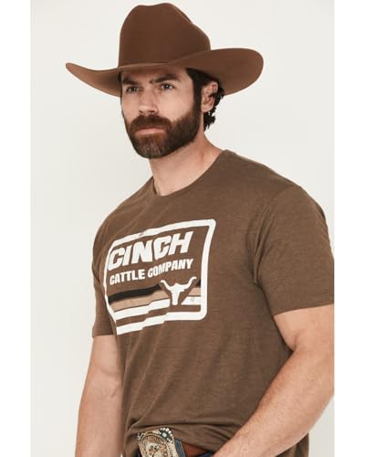 Cinch Men's Brown Cattle Company Short Sleeve T-Shirt2