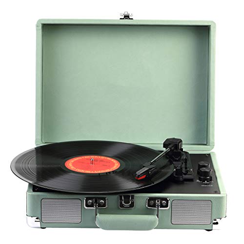 Fockety Tourne-Disque, Lecteur de phonographe Vintage Portable sans Fil Bluetooth à 3 Vitesses avec Haut-parleurs… - Les Beatles, Paul McCartney, John Lennon, RIngo Starr, George Harrison Fockety Tourne-Disque, Lecteur de phonographe Vintage Portable sans Fil Bluetooth à 3 Vitesses avec Haut-parleurs…