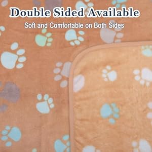 Ultra-Soft-Dog-Blanket-Cute-paw-Prints-for-Medium-Dogs-Pamper-Your-Pooch-with-Our-Durable-pet-BlanketsBrown50-x-40-inches - Cucciolini Doodles   Ultra-Soft-Dog-Blanket-Cute-paw-Prints-for-Medium-Dogs-Pamper-Your-Pooch-with-Our-Durable-pet-BlanketsBrown50-x-40-inches