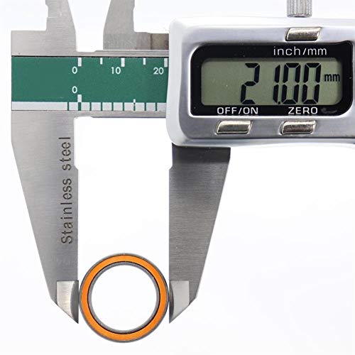 Wuxun-Zhou 6702Rs Bearing Abec-3 15X21X4Mm Thin Section 6702-2Rs Ball Bearings 61702 Rs 6702 2Rs With Orange Sealed 10Pcs #TOP2