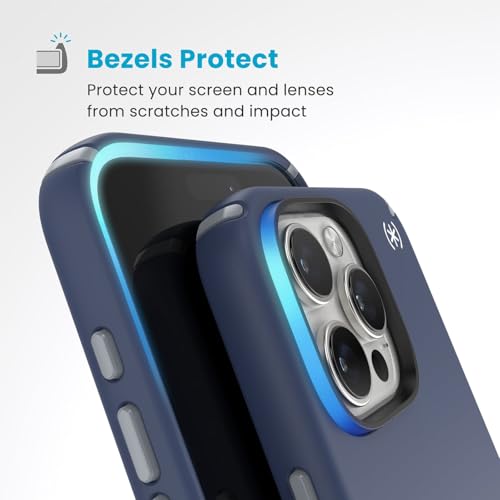 Coque iPhone 16 Pro Max Speck Presidio2 Pro MagSafe bleue - 5