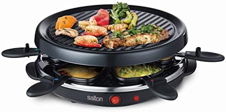 Salton 6-Person Round Raclette Grill (TPG315)