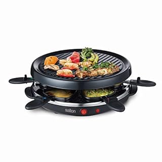 Party Grill & Raclette by Salton | 6-Person Smokeless Indoor