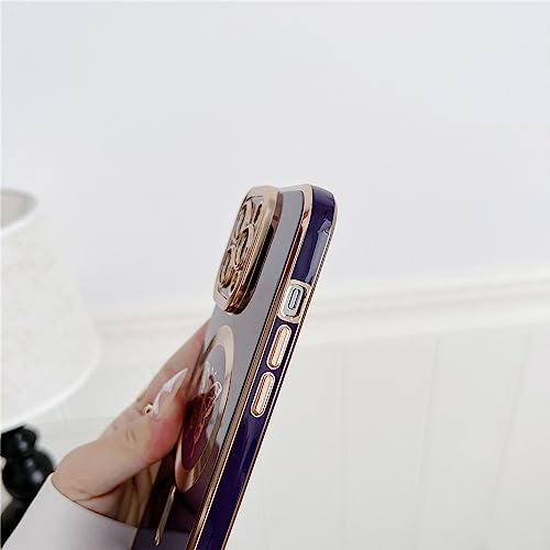 Coque iPhone 14 Pro Max aimantée protection intégrale design carré papillon - 5