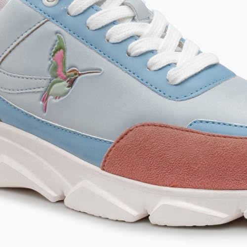 Image of SOLETHREADS Birdie Printed Sneaker for Women| Fashionable |Lightweight| Comfortable | Trendy | Lace-up | Cushioned Insole | Premium Casual Shoes for Women