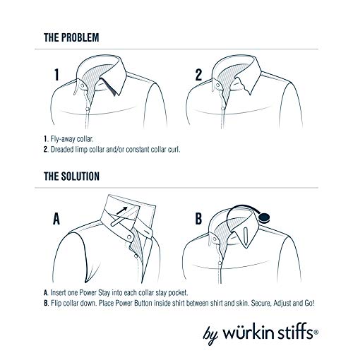 Wrkin-Stiffs-Two-25-Inch-Magnetic-Power-Stays-in-storage-case-Collar-Stays-TSA-Friendly