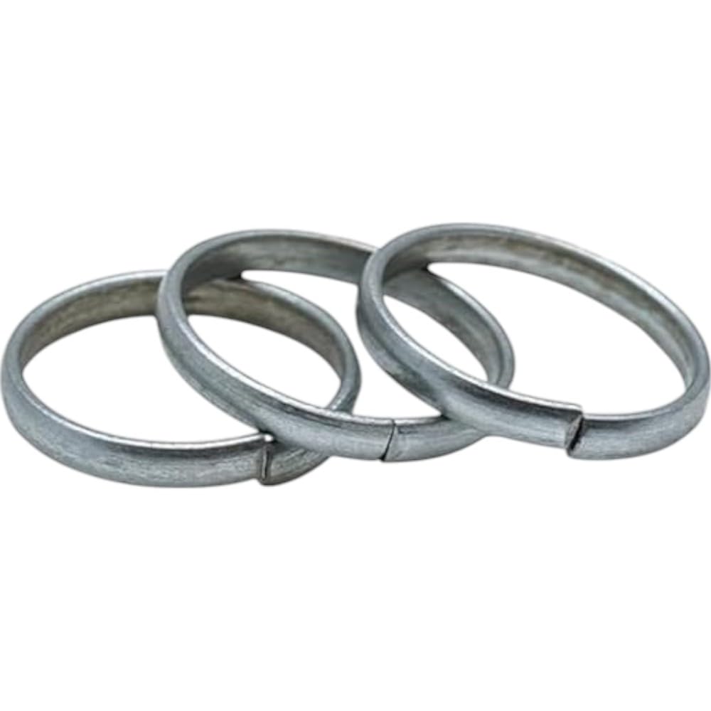 Shani Ka Challa | Kale Ghode Ki Naal Ring | Black Horse Iron Ring of Lord Shani Also Known as Shani Dosh Upay For Unisex Adult(Nivaran)- Pack of 3(One Size)-image-45