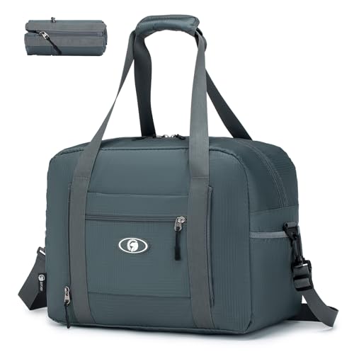 SPAHER Bolsa Viaje 40x30x20 Wizzair Plegable Equipaje de Mano Cabina Impermeable Bolsa de Deporte...