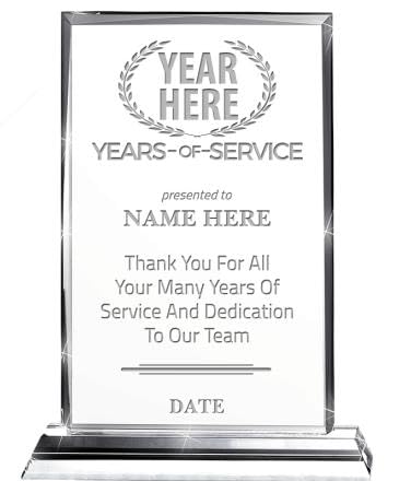 Years of Service Trophy, 6 1/2