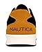 Nautica Kids Boys Casual Low-Top Lace-Up Court Shoes, Fashion Sneakers - Trainers for Skate, Tennis, Walking, and Workouts-Big Kid-Little Kid-Gabe-Honey Black White-Size 1