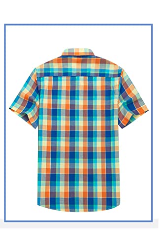 Chemise d'été manches courtes Pohullan en coton léger M