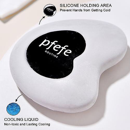 pfefe aço inoxidável crio gua sha - gua sha ferramentas de beleza facial - metal cuidados com a pele