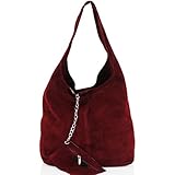 Handtasche aus robust jenoch weichem Wildleder