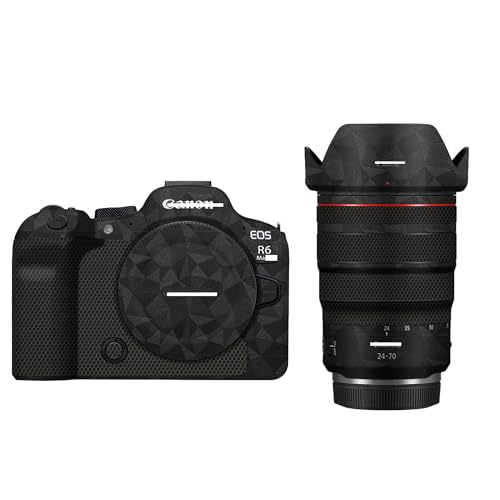 Mebont �J�����A�N�Z�T���[ �X�e�b�J�[ Canon EOS R6 Mark II + RF 24-70mm F2.8 L IS USM �Ή� �J���������Y�Z�b�g�ɓK������ی쑕���X�e�b�J�[�ŁA�ώC�����A�ϖ��Ր���������J���������Y�X�L���ی�t�B�����A