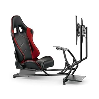 VDD Simulateur de cockpit de siège de course - entièrement réglable avec support d'écran