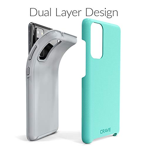 Image of Crave for Samsung Galaxy S20 FE Case, Shockproof Protection Dual Layer Case for Samsung Galaxy S20 FE 5G (6.5 inch) - Mint