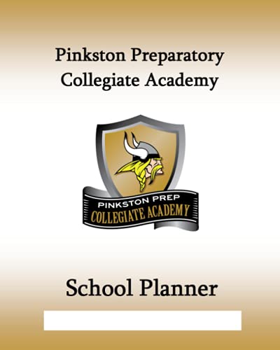 Agenda scolaire 2019 Pinkston Preparatory Academy édition exclusive grand format