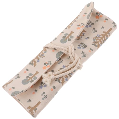 Paquet à crochets en toile beige pour organiser votre atelier créatif