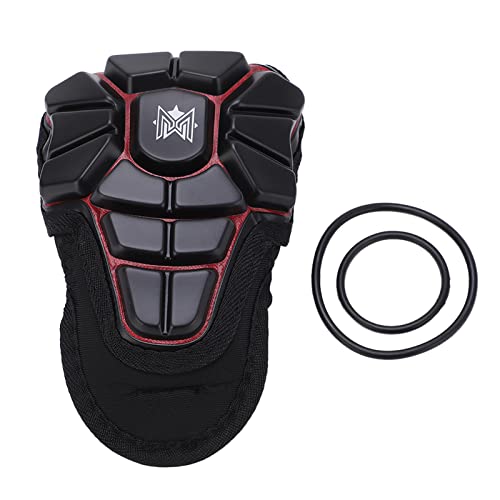 RiToEasysports Bike Stem Protective Cover, Thickened Polyurethane Fiber Fabric with High Toughness Silica Gel for Balance Bike Scooter K P B Car (Black Red)