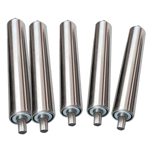 Rouleaux de remplacement pour transmission industrielle et convoyeur inox 38 mm