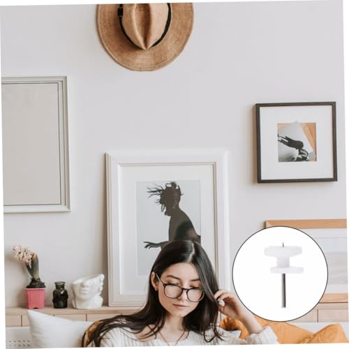 Image of Hanging Nails 50pcs Photo Frame Hanger Nails Wall Hooks Home Hardware Picture Hooks for Wall Decor