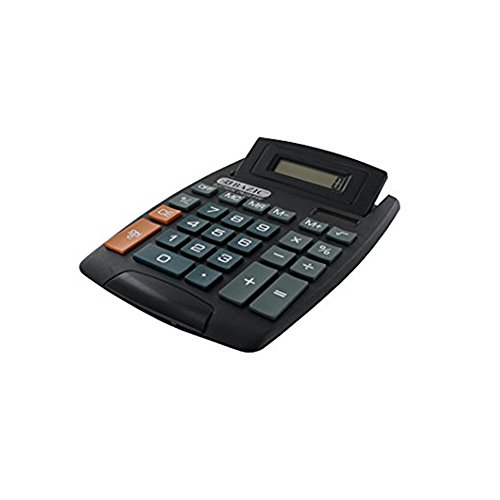 Large Jumbo Calculator Big Button 8-Digit Desktop Math Display Solar Battery New