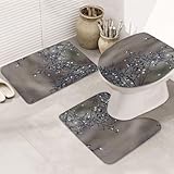 Photo Gallery ericat set tappetino coprivaso wc 3pcs,tappetino da bagno,botanico creativo goccia di rugiada pianta natura,bagno set antisdrucciolevole del bathroom floor rug Photo Gallery ericat set tappetino coprivaso wc 3pcs,tappetino da bagno,botanico creativo goccia di rugiada pianta natura,bagno set antisdrucciolevole del bathroom floor rug