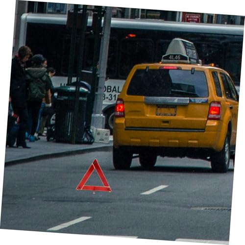 Triángulo reflectante de seguridad para auto miniatura 4