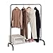 WEASHUME Kleiderständer Garderobenständer Freistehender Kleiderbügel Multifunktionales Kleiderstange mit Ablage Schlafzimmer Kleiderständer, Schwarz