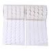 Vkey 1000 Pieces Adhesive (500 Pair Sets) 2cm Diameter Sticky Back Coins Hook & Loop Self Adhesive Hook Loop Dots Tapes Magic Sticky Dots White
