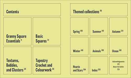 Image of The Granny Square Book: 125 Modern Designs to Crochet