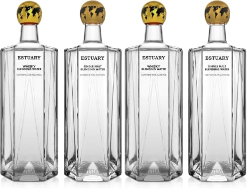 Image of Estuary Assorted Pack Blending Water (Whisky & Single Malt 330ML) | Pack of 4| Premium Non-Alcoholic Mixer