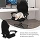 CAAGGMM Gaming Stuhl Bezug Set, 4 Stück Gaming Stuhlhussen, Waschbar GamingStuhlbezüge, Sitzbezug Bürostuhl Dehnbare, Schwarz Bürostuhl Bezug, mit Armlehnen Stuhlrücken, Bezug, für Bürostühle, Sessel