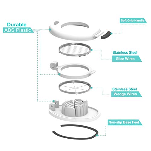 image for nobranded Egg Slicer for Hard Boiled Eggs,Easy to Cut Egg into Slices,