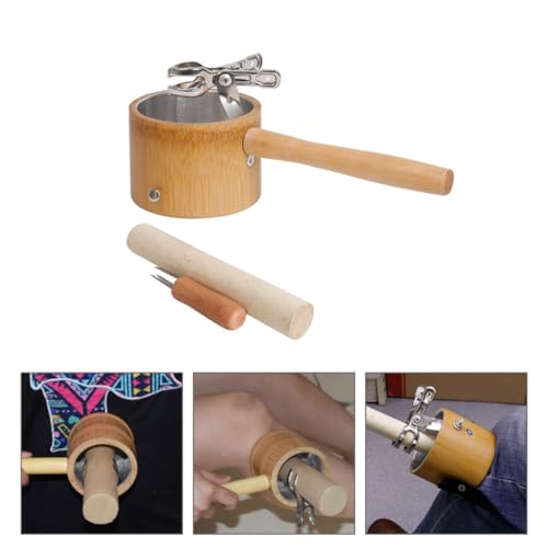Moxibustion de l'abdomen avec ce support en bois portable - 6