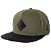 Produktbild Blackskies Port Louis Snapback Cap | Unisex Baseball Mütze Kappe Wildleder Suede - Olive Grün-Schwarz