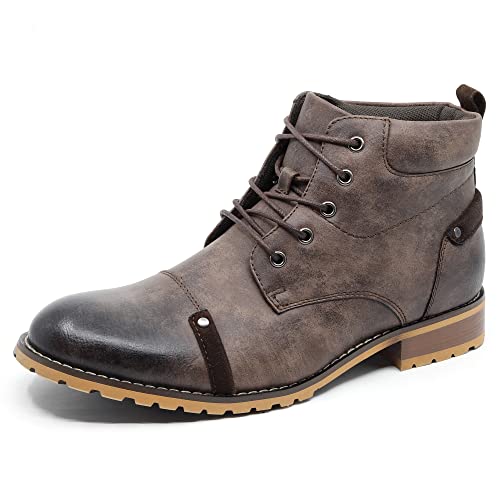 Metrocharm MC152 Men's Lace Up Cap Toe Casual Oxford Boot