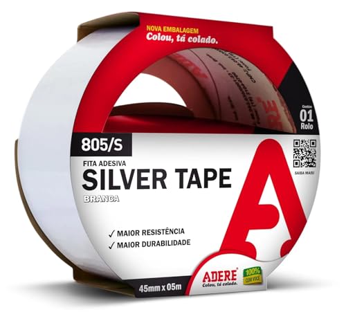 Fita Adesiva Antiderrapante Para Pisos Silver 50mmx5m