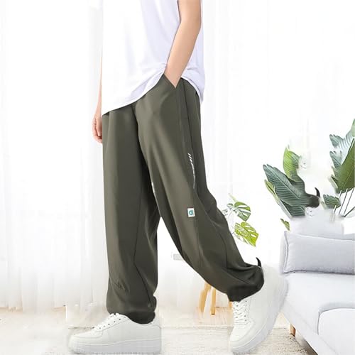 Sweatpants for Boys Casual Elastic Waist Hiking Trousers with Pockets Baggy Trendy Comfy Lounge Athletic Sweat Pants2