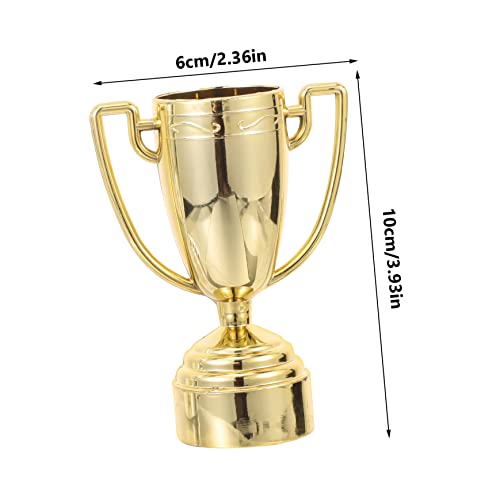 BESTOYARD 6 Unidades pequeno troféu copos de troféu de prêmio de ouro prêmios infantis trofeu futebo