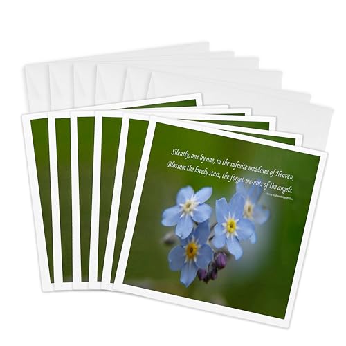 Cartes Myosotis Alzheimer exprimer l'amour et l'amitié sincère