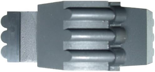 Magnate M095L Triple Bead & Flute Shaper Cutter - Flute Profile; 1-1/4" Bore; 1/8" Radius