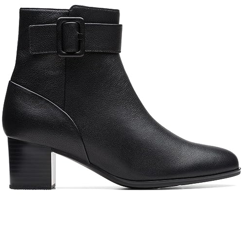 Clarks Bottes LOKEN Zip WP en cuir noir pour homme - 7