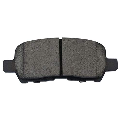 Image of TRQ Rear Brake Pad and Rotor Set Ceramic G Coated Rotors Calipers Compatible with 2004 Pontiac Grand Prix