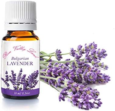 Lavender Oil Essential Oil for Diffuser - Pure Lavender Oil for Skin, Hair, and Aromatherapy, Undiluted Lavender Essential Oil, Therapeutic Grade Essentials Oils by Rose Valley Land, 10 mL Bottle