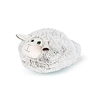 COZY NOXXIEZ Plush Foot Warmers - Farm Animals - Cute Cosy One-piece Animal Slippers With Cuddly Soft Cushion For Kids & Adults (Sheep)